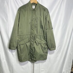 Gap Riff  long bomber fishtail anorak:
